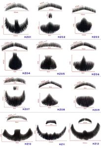 Barba de Cabra Realista, 100% Cabello Humano, Color Marrón, para Disfraces de Halloween, Maquillaje Masculino, Entretenimiento/Teatro/Fiesta/Película - Product Image 5