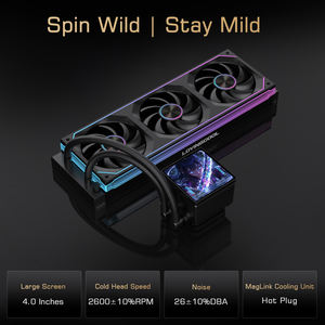 LOVINGCOOL Refroidisseur d'eau <span class=keywords><strong>liquide</strong></span> 240mm ARGB Radiateur à haute efficacité Radiateur Led Radiateur <span class=keywords><strong>Gamer</strong></span> Boîtier d'ordinateur <span class=keywords><strong>Refroidissement</strong></span> par eau - Product Image 2