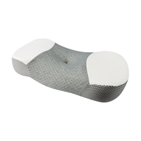 Almohadas de Cama Contour de Espuma Viscoelástica para Dormir de Lado, Boca Arriba o Boca Abajo, Almohada Cervical Ergonómica Ajustable, Suave para Dormir