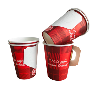 Gobelets à café jetables en papier biodégradable de haute qualité à paroi simple pour boissons chaudes - Product Image 5
