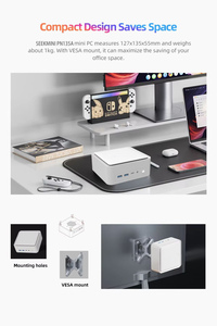 Nouveau mini PC SEEKMINI AMD Ryzen 5 6600H 6 cœurs Windows 11 Utilisation professionnelle Mémoire DDR5 Stockage SSD Haute performance - Product Image 6