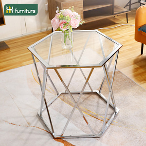 Transparent <b>glass</b> coffee <b>table</b>/<b>side</b> <b>table</b>/coffee <b>table</b> for home living room sofa/irregular coffee <b>side</b> <b>table</b>/<b>table</b>/European - Product Image 3