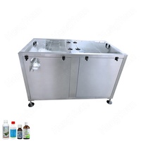 Machine de déballage automatique électrique HYLP-100A-D pour flacons pulvérisateurs faciaux, pour les canettes de boissons et aliments, emballages plastique/papier, avec moteur intégré