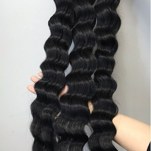 เครื่องต่อด้านหน้าแบบหยิกหยักศกทรงตรงเครื่องทำผมเรมี่สองชั้นสำหรับต่อแนวเส้นผม100% - Product Image 1