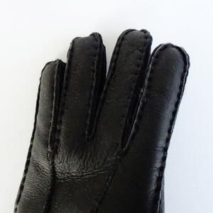 Nice Price Promotional Hand Warmer Sheepskin Shearling Lined <strong>Men</strong> <strong>Leather</strong> <strong>Gloves</strong> on <strong>Sale</strong> - Product Image 6