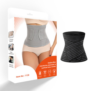 Fascia Dimagrante Post-Parto per Donne con Fibra di Bambù per Sport, <span class=keywords><strong>Fitness</strong></span> e Modellamento - Product Image 4