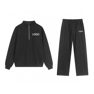 Conjunto de Ropa Deportiva para Hombre de Primavera 2026 de Alta Calidad, Sudadera de Algodón con Cierre de Cremallera y Pantalones, Disponible en Almacén de EE. UU. - Product Image 1