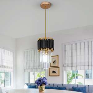 Restaurante Decoración interior Iluminación Mesita de noche Luz colgante de cristal para Isla de cocina - Product Image 3