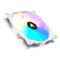Ventilateur de châssis RGB AntarcChill blanc 120 mm, grand volume d'air, silencieux, pour PC de bureau, tour de jeu et serveur