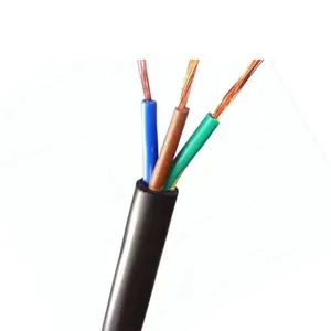 Bakır kablo alçak gerilim esnek elektrik kablosu yeraltı Multicore saf Pvc 3 çekirdek 1mm Xlpe RVV 3*1MM 100 metre 450/750V