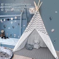 Tente de princesse pour dormir, intérieur, nid d'abeille, en toile, tipi, pour enfants