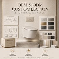 Toilet Keramik Satu Bagian Minimalis, Halus, Praktis, Mudah Dibersihkan, Hemat Air, Senyap, Kaliber Besar