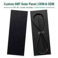 Modul Surya SMT Tahan Air Efisiensi Tinggi 1W 2W 3W 3.8W 5W Panel Fotovoltaik Mini 5V 6V 7V untuk Monitor Kualitas Udara