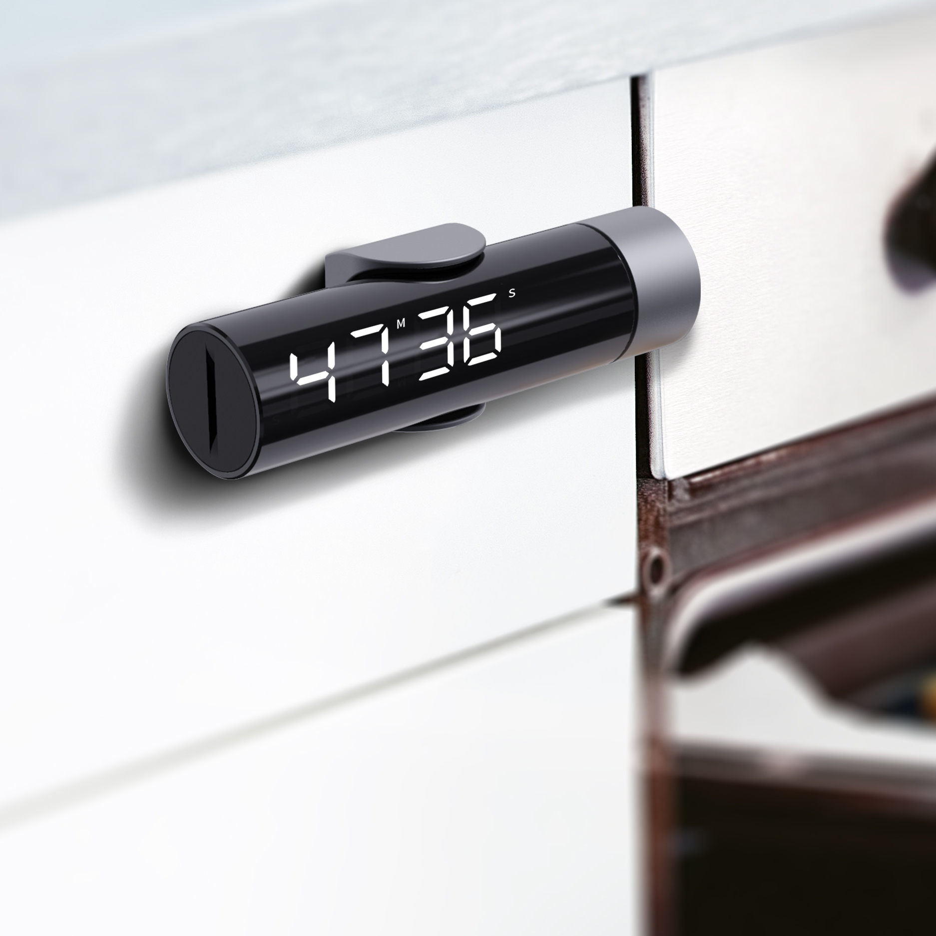 Minuteur Mécanique œuf En Acier Inox - Minuterie Cuisine 0-55 Min - Pas De Pile, Design Rétro