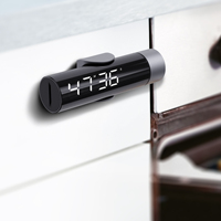Timer Dapur Digital Magnetik Ramah Lingkungan dari Plastik, Stopwatch Hitung Mundur, Jam Kulkas, Alarm Keras, Portabel untuk Memasak