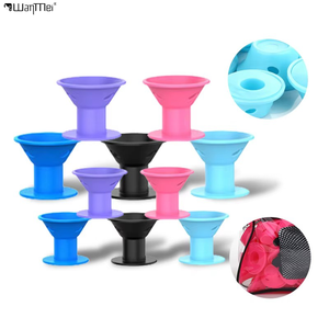 Wanmei Nouveauté Populaire : Outil de coiffure en forme de champignon pour boucles de nuit, ne domine pas les cheveux, en silicone souple, pour boucler les franges - Product Image 1