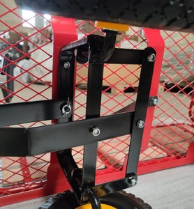 Tc1802ガーデンカートユーティリティワゴントロリーハンドトラックカート木製手すり付き - Product Image 4