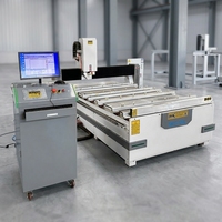 Machine automatique grand format pour le retrait de peinture, le gravure au laser et le givrage sur verre et miroir