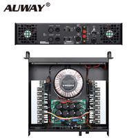 Amplificateur de puissance professionnel Auway Best Sale A400 Classe H 2X400W Amplificateur haute fidélité 2U