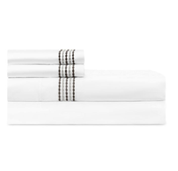 Housse de coussin moderne 100S 100% coton Broderie Housse de coussin personnalisée