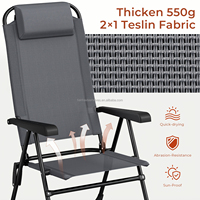 Chaise longue de pêche en aluminium CE OEM, réglable en hauteur, pliable, imperméable, design moderne, revêtement poudré