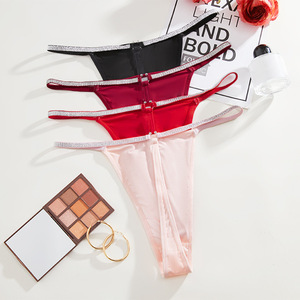 Mutandine Sexy ZhenShangMei per le donne di <span class=keywords><strong>pizzo</strong></span> sfacciato biancheria intima di biancheria intima Bikini slip da donna <span class=keywords><strong>perizoma</strong></span> Hipster taglio alto - Product Image 2