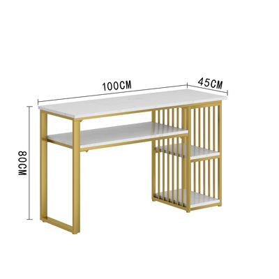 Table simple en marbre de 100 cm de long