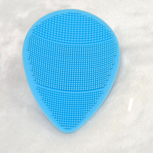Brosse de lavage du visage en silicone, matériau éponge pour le nettoyage des pores, brosse de massage, ventouse, exfoliation manuelle pour l'élimination des points noirs, vente en gros - Product Image 5