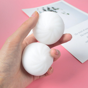 Colorful Steamed Bun <b>Squishy</b> Stress Ball Fidget Toy Anxiety Relief for Girls and Boys - Product Image 3