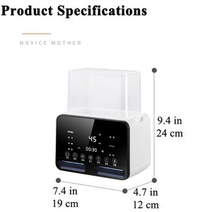 OEM ODM sipariş fabrika üreticisi hızlı isıtma Bpa ücretsiz büyük kapasiteli dokunmatik ekran bebek süt şişesi isıtıcı sterilizatör - Product Image 5
