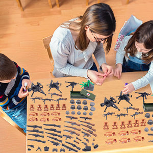 WW2 soldats pistolets et armes armée pistolet équipement militaire tactique pistolet Kit armée <span class=keywords><strong>jouet</strong></span> blocs de construction ensembles - Product Image 6