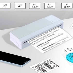 Impresora Portátil A4 Bluetooth, Mini Impresora Térmica Multitamaño, Impresión con Cambio de Tamaño Libre, Impresora Portátil A4 - Product Image 4