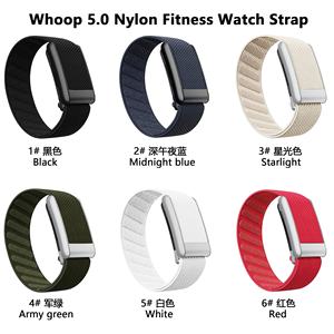 สายรัดข้อมือกีฬาไนลอนทอคุณภาพพรีเมียม สวมใส่สบาย ทนทาน สำหรับนาฬิกาติดตามสุขภาพ Whoop 5.0 (รุ่น WB1147T) - Product Image 6