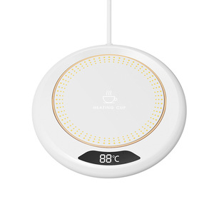 Süt çay su kupası isıtıcı 55 derece kahve USB kupa ısıtıcı 3 dişli sıcaklık ayarlanabilir LED ekran isıtma Coaster - Product Image 3