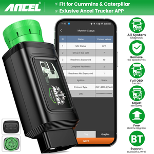 เครื่องสแกนวินิจฉัยรถบรรทุกดีเซล Ancel HD210 รุ่นพัฒนาพิเศษ แบบไร้สาย สำหรับงานหนัก พร้อม OBD2 /WiFi สำหรับกลุ่มรถบรรทุกนานาชาติ - Product Image 1
