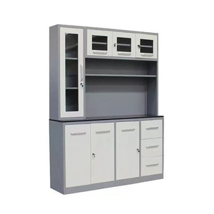 Armoire de rangement de <span class=keywords><strong>cuisine</strong></span>, armoire de style salle à manger, étagères et tiroirs réglables, adaptée au salon - Product Image 2