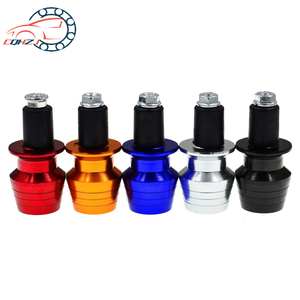 CQHZJ Vente en gros <span class=keywords><strong>de</strong></span> 2 embouts <span class=keywords><strong>de</strong></span> guidon universels anti-chute en titane <span class=keywords><strong>de</strong></span> 7/8 pouces pour moto et <span class=keywords><strong>scooter</strong></span> - Product Image 1