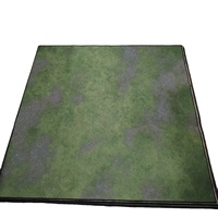 Tapis de jeu double face imprimé pour terrain herbeux et sableux, 48*48 pouces