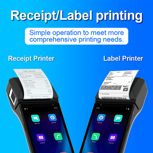 Terminal POS Android Portátil, Hardware con Chip NFC Sin Contacto EMV <span class=keywords><strong>y</strong></span> PIN, Impresora Térmica de Recibos, 4G LTE Z500 - Product Image 4