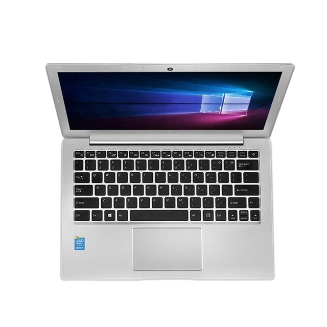 New Thin and Light SSD Notebook PC 13.3 Inch Display Intel J3455 Quad Core 2.3GHz 4GB RAM 5000mAh Battery for Travel Business