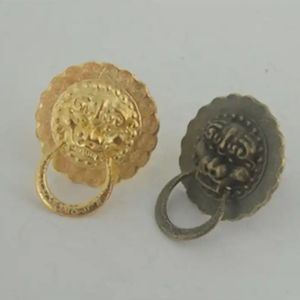 2025 New Design Wholesale Hot Sale <strong>Gold</strong> Lion Head Pull Cabinet Handle <strong>Knobs</strong> Pull Handle - Product Image 3