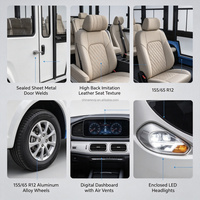 Bus électrique de tourisme Renqi toutes saisons, résistant à la pluie et au froid, portes vitrées, batterie 72V 150AH, autonomie 90-100KM pour sites touristiques