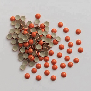 Fábrica Venda Direta Ferro na Cúpula Hot Fix Meia Pérola <span class=keywords><strong>Beads</strong></span> Hot Fix Dome Studs Strass para Vestuário - Product Image 1