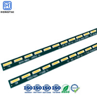 Carte de circuit imprimé (PCB) rigide pour barre lumineuse LED, idéale pour l'éclairage de réfrigérateurs, congélateurs, refroidisseurs, supermarchés, épiceries, boulangeries et présentoirs.