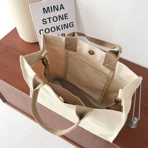 <b>Canvas</b> <b>Tote</b> Shoulder Bag for Women and Men, Crossbody Casual Handbag for Travel Cheap Shoulder Handbag - Product Image 2