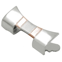 Ensemble d'adaptateurs en métal 12 13 14 15 16 18 19 20 21 22 23 24 bracelet de montre en acier inoxydable lien d'extrémité incurvé pour bracelet de montre Longines