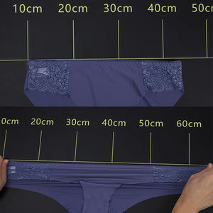 Sous-vêtements féminins en dentelle UOKIN Lingeries, culottes en nylon respirant, tissu <span class=keywords><strong>de</strong></span> <span class=keywords><strong>bain</strong></span>, couleur unie, design en dentelle, vente chaude - Product Image 4