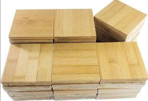 En Existencia, Tabla de Cortar de Bambú Natural Cuadrada al por Mayor, Estilo Rústico para Uso en el Hogar y la Oficina, Juego de 40 Piezas, Placas para Grabado Láser - Product Image 6