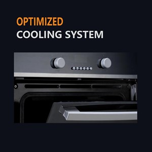 Hot bán giá rẻ điện tường lò được xây dựng trong lò đôi - Product Image 5