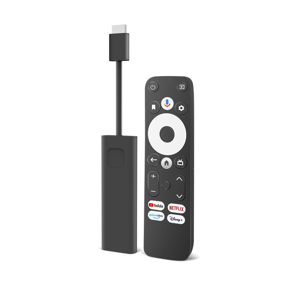 Boîtier tv Android certifié gd-1, 2 go, 16 go, 4K Amlogic S905Y4, lecteur multimédia, TV box tv Stick